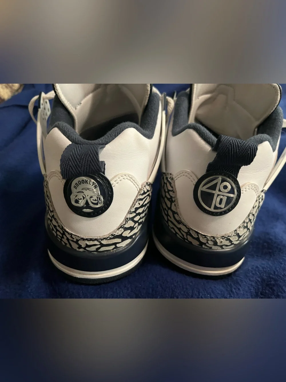 Jordan Men’s White and Black Low-Top Sneakers